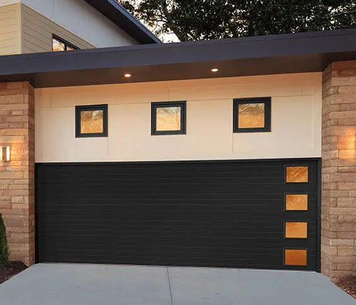 Porte de garage en acier - MODERN  - Copy door - sectionnelle / en polystyrène / en mousse de polyuréthane