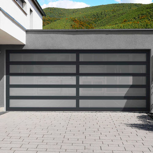 Porte de garage sectionnelle - AVANTE® SLEEK - Copy door - en aluminium / en acrylique / en mousse de polyuréthane
