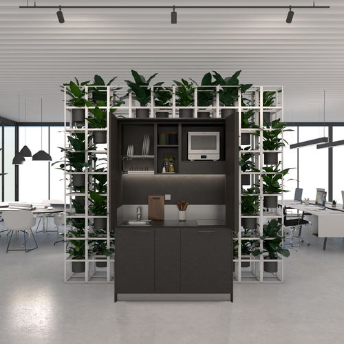 Kitchenette cachée - MINICOMPACT : 139 - MiniCucine.com - compacte / avec électroménager intégré / avec poignée