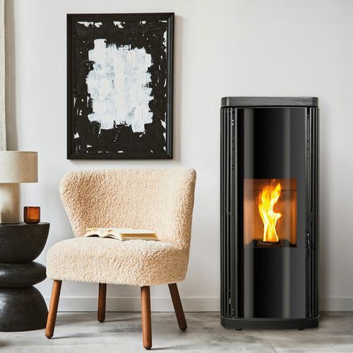 Poêle à granulés - RAVEL - BESTOVE - 10 kW - 20 kW / à poser / contemporain