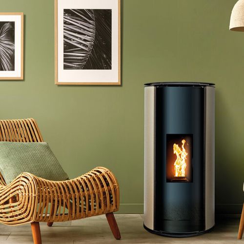 Poêle à granulés - HOLLY  - BESTOVE - 8 kW / à poser / contemporain