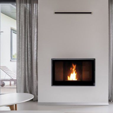 Cheminée à granulés - IDEAL 800 - BESTOVE - à encastrer / adossée / simple face