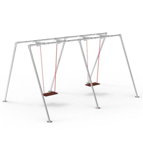 Balançoire en aluminium - KAGP121 - Kreal - pour parc de jeux / double
