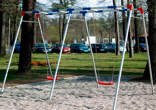 Balançoire en métal - KGI002  - Kreal - pour parc de jeux / double