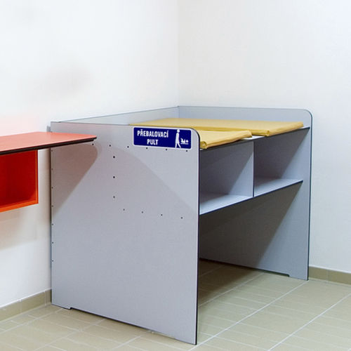 Station de changement de couches en aluminium - Frajt s.r.o. - en HPL / sur pied / murale