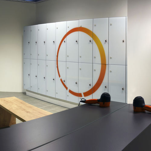 Casier vestiaire en verre - GLASS - Frajt s.r.o. - pour installation sportive / pour bureau / pour centre de bien-être