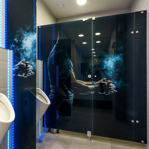 Cabine sanitaire en verre - Frajt s.r.o. - en inox / en aluminium / pour WC