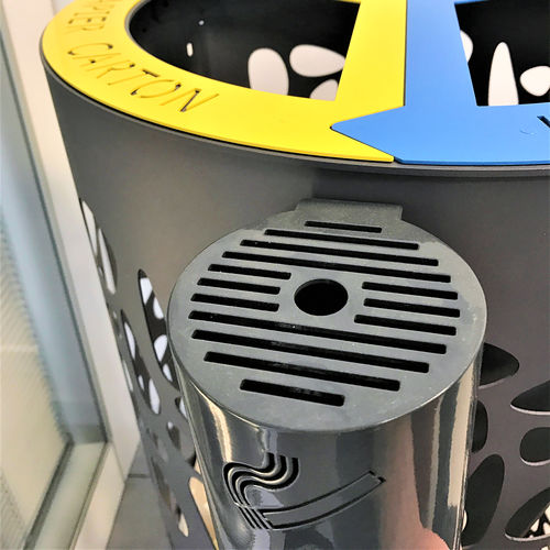 Cendrier mural - ASH BIN - THE ITALIAN LAB SRL - en acier / pour extérieur / pour espace public