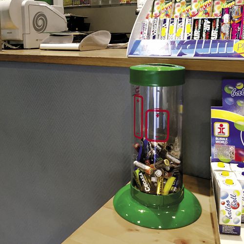 Collecteur de piles - BATTERT 3.5 lt - THE ITALIAN LAB SRL