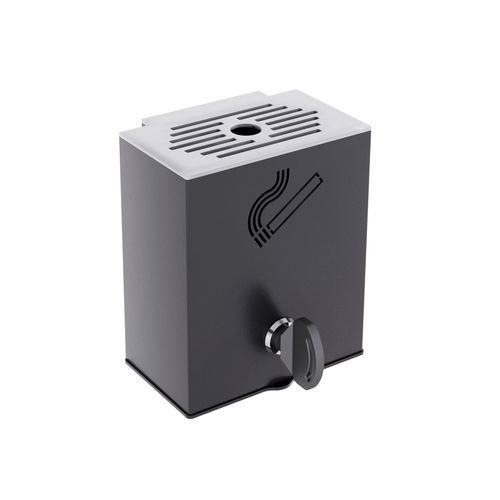 Cendrier sur pied - ASHTRAYS RECTANGULAR - THE ITALIAN LAB SRL - en acier / d'extérieur / pour espace public