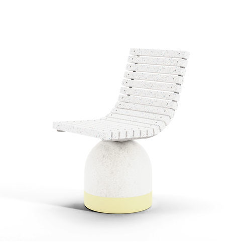Chaise contemporaine - LUXURY - THE ITALIAN LAB SRL - d'intérieur / en tôle d'acier / en plastique recyclé