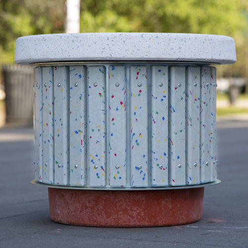 Tabouret contemporain - LUXURY - THE ITALIAN LAB SRL - en béton / avec piètement en tôle d'acier / avec piètement en plastique