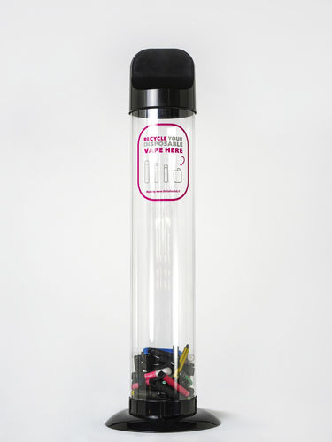 Poubelle publique - RECY VAPE - THE ITALIAN LAB SRL - à poser / en polyéthylène / en polycarbonate