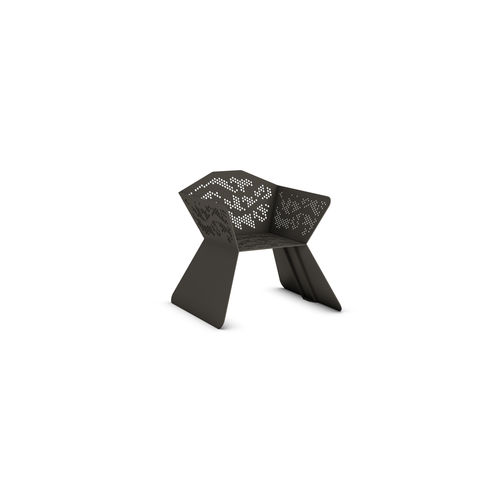 Chaise contemporaine - EGO B - THE ITALIAN LAB SRL - d'extérieur / en acier galvanisé / pour établissement public