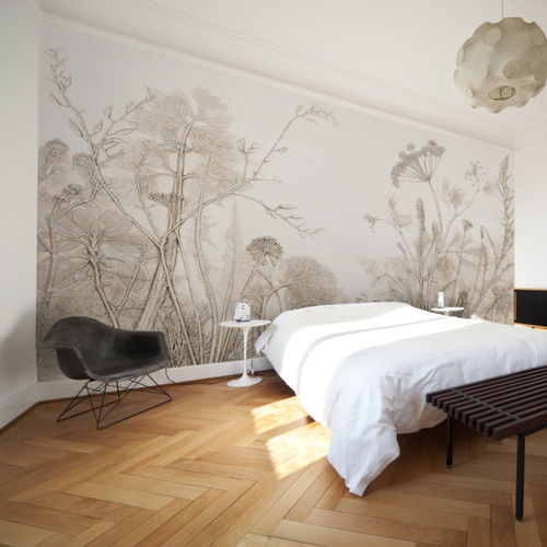 Papier peint contemporain - RD-2 KITCHEN GARDEN - AREA environments - en lin / en vinyle / à motif nature