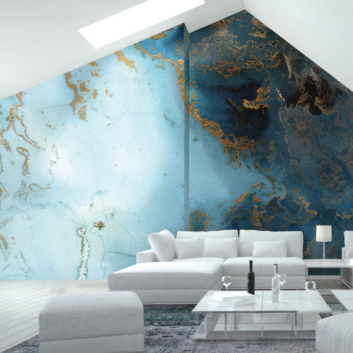 Papier peint contemporain - BN-2 MOMENTS - AREA environments - en lin / en vinyle / motif abstrait