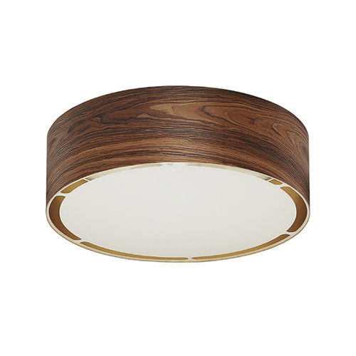 Plafonnier contemporain - BIG ROUND : PF-0594 PP - Artinox - rond / en bois / à LED