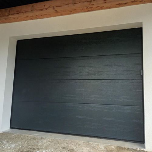 Porte de garage sectionnelle - GYT - en aluminium / automatique / 1 vantail