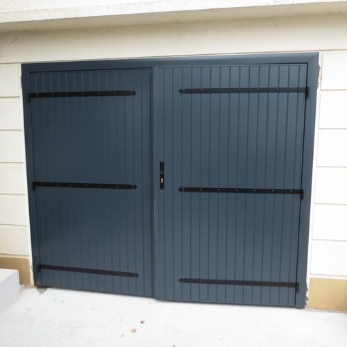 Porte de garage battante - GYT - en aluminium / en PVC / manuelle