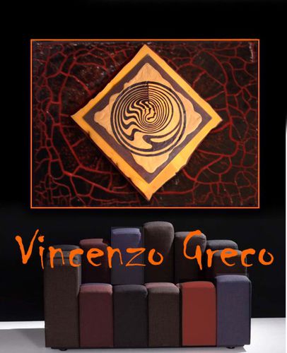 Tableau décoratif acrylique - DESIGN DIGEST - Vincenzo Greco - gouache / huile / abstrait