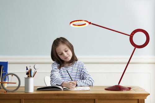 Lampe de bureau - AMULETO, AMULETO MINI - Ramun - en verre / en plastique / contemporaine