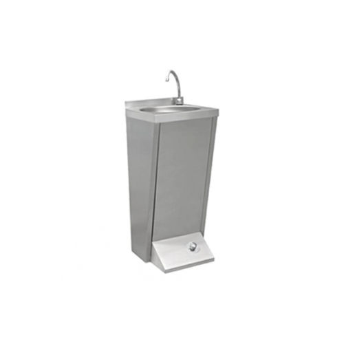 Lave-mains sur pied - FOOT - Jimo Cooling Technology - carré / en acier inoxydable / pour cuisine professionnelle