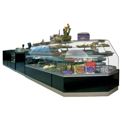 Vitrine réfrigérée comptoir - ROYAL HERMES - Jimo Cooling Technology - pour pâtisserie / avec éclairage / sur mesure