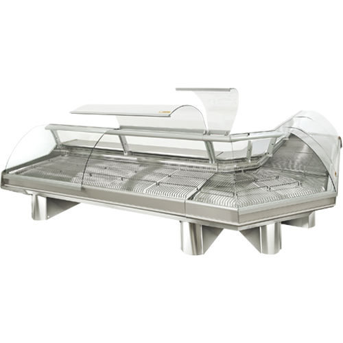 Vitrine réfrigérée comptoir - HYDRAULIC GLASSES - Jimo Cooling Technology - pour boucherie / avec éclairage