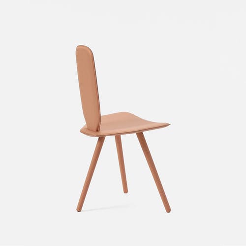 Chaise de salle à manger classique - BAVARESK HIGH - DANTE - Goods and Bads - en cuir / en bois teinté / résidentielle