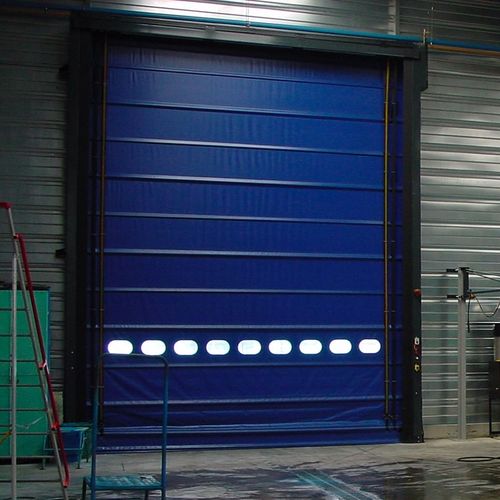 Porte industrielle à empilement - F30 - Apostoli Daniele - en acier galvanisé / PVC / automatique