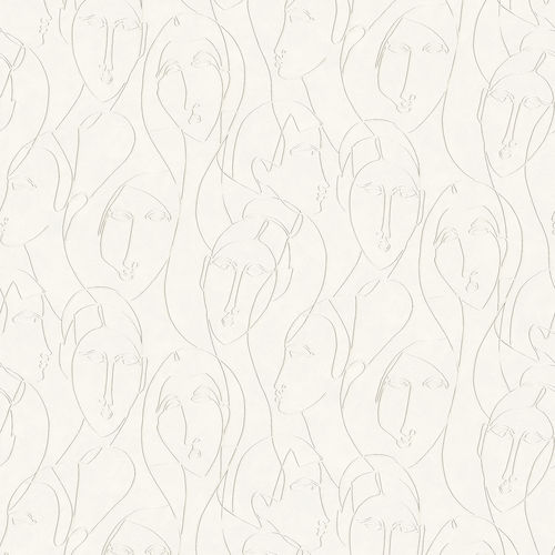 Papier peint contemporain - NEFERTITI PAPYRUS - Masureel Distribution BVBA - croquis / non tissé / lavable