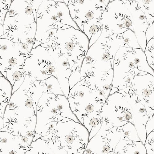 Papier peint contemporain - SARI ROCK - Masureel Distribution BVBA - à motif floral / non tissé / lavable