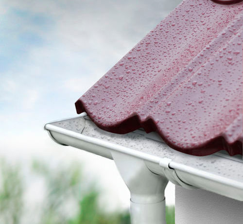 Collecteur d'eau de pluie - GRANITE® RAIN HDX   - ArcelorMittal Europe – Flat Products - économique / résistant aux UV / basse température