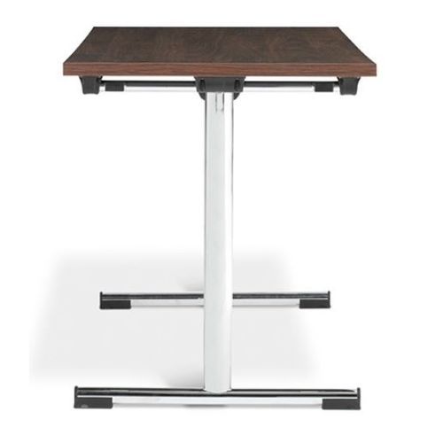 Table contemporaine - DESIGN LINE - Mott Mobile Systeme GmbH &Co. KG - en HPL / avec piètement en métal chromé / rectangulaire