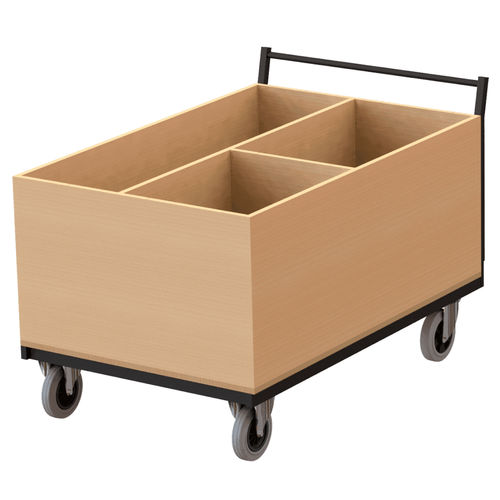 Chariot professionnel - TRANSPORTBOX ROBUSTO - Mott Mobile Systeme GmbH &Co. KG - personnalisable / de transport / en acier thermolaqué
