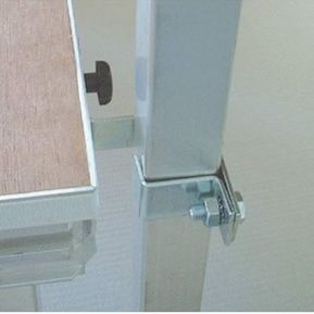 Système de fixation en acier galvanisé - Mott Mobile Systeme GmbH &Co. KG - pour garde-corps / pour plancher / pour intérieur