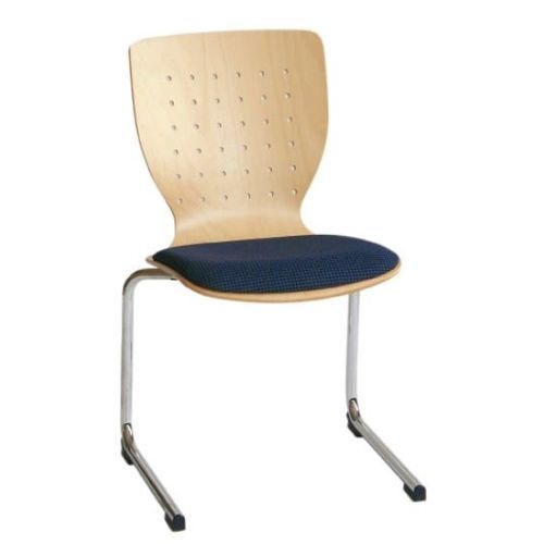 Chaise contemporaine - ELSAVA - Mott Mobile Systeme GmbH &Co. KG - d'intérieur / en tissu / avec piètement en métal chromé