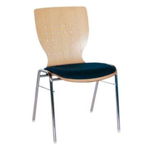 Chaise contemporaine - Seckach - Mott Mobile Systeme GmbH &Co. KG - d'intérieur / en tissu / avec piètement en métal chromé