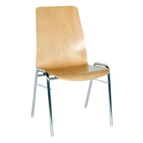 Chaise de conférence contemporaine - Tauber - Mott Mobile Systeme GmbH &Co. KG - d'intérieur / en hêtre / avec piètement en métal chromé