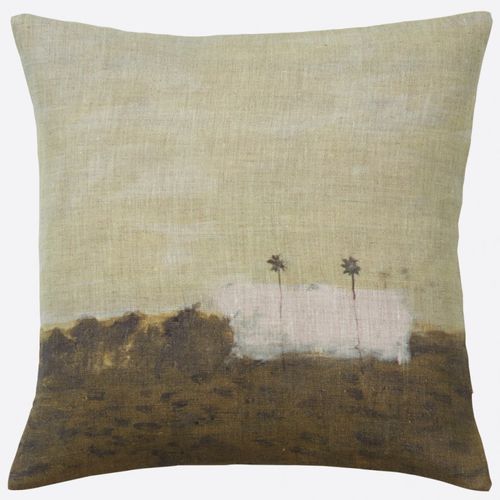 Coussin carré - DEUX PALMIERS - Maison Lévy - rectangulaire / à motif nature / en tissu