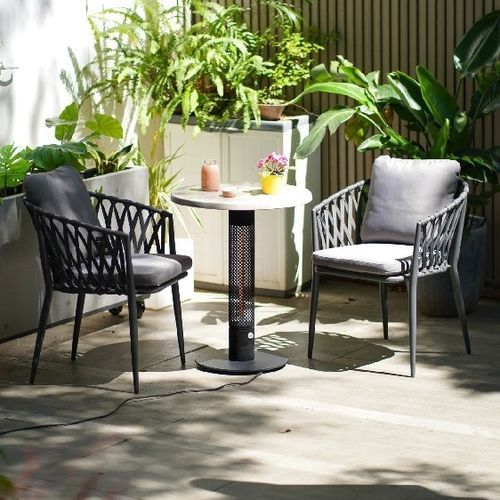 Table contemporaine - RETABLE  - Infralia - en bois / en marbre / avec piètement en acier inoxydable