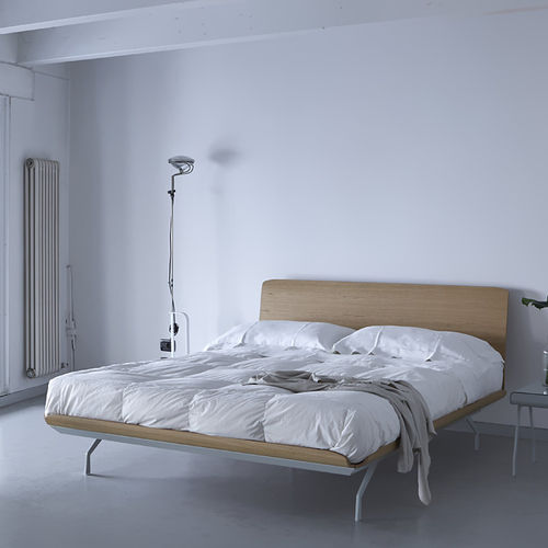 Lit double - TELEMARK - iCARRARO italian makers - contemporain / avec tête de lit / en bois
