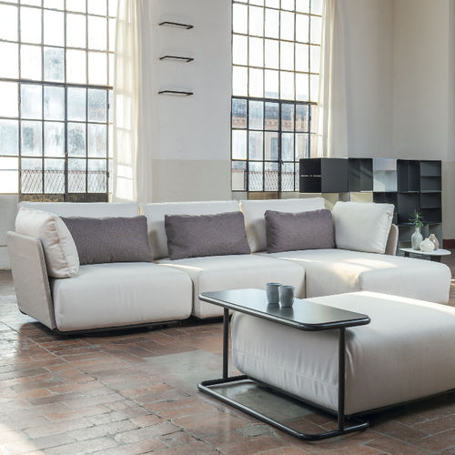 Canapé modulable - COMBO - iCARRARO italian makers - contemporain / en tissu / blanc