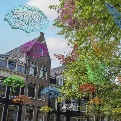 Sculpture en fibre de verre - UMBRELLA 3D - Terra Group - d'extérieur / de jardin / musicale
