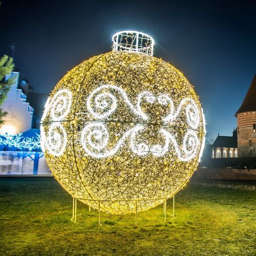 Décoration de Noël lumineuse à LED - Bauble Giant - Terra Group - 3D / de sol / résidentielle