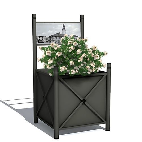 Support d'information sur pied - Urbana Stand XL - Terra Group - en îlot / d'extérieur / pour aire de jeux