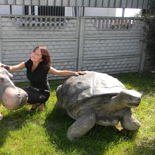 Sculpture en fibre de verre - REALISTIC ANIMALS - Terra Group - d'extérieur / de jardin / à poser