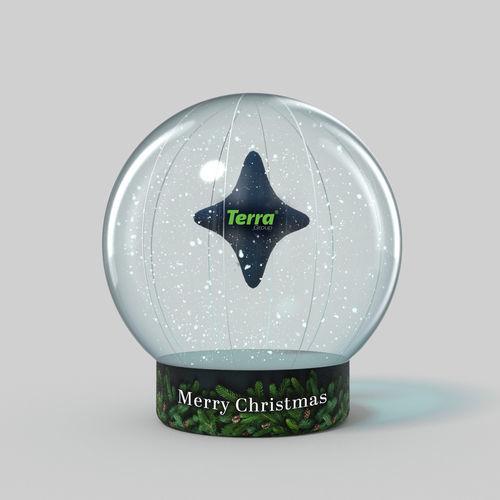 Décoration de Noël en PVC - Snowball XXL - Terra Group - pour espace public / pour établissement public / pour bureau