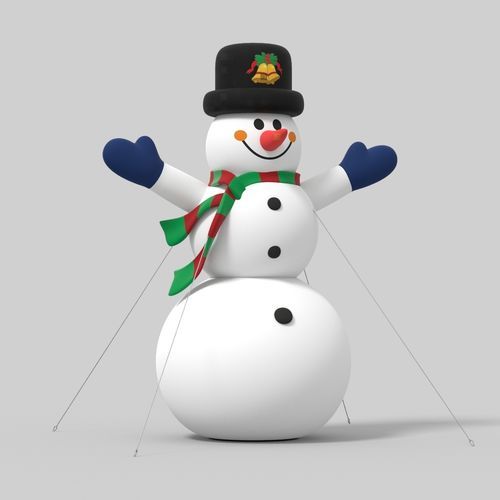 Structure gonflable avec membrane en pvc - Snowman XXL - Terra Group - pour bureau / pour aire de jeux / pour le secteur événementiel