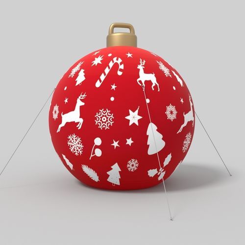 Décoration de Noël en PVC - X-MAS BALL XXL - Terra Group - pour espace public / pour établissement public / pour restaurant